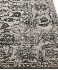 Well Woven Sheffield Grey Traditional Rug Vintage