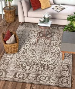 Well Woven Sheffield Natural Traditional Rug Vintage