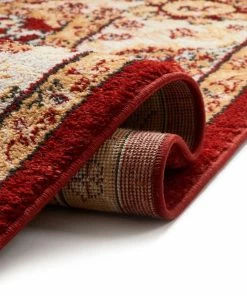 Well Woven Carleton Red Traditional Rug