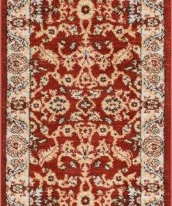 Well Woven Carleton Red Traditional Rug