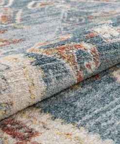 Well Woven Keeva Tribal Vintage Blue Rug Global 11 Well Woven Keeva Tribal Vintage Blue Rug Global