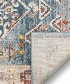 Well Woven Keeva Tribal Vintage Blue Rug Global 9 Well Woven Keeva Tribal Vintage Blue Rug Global