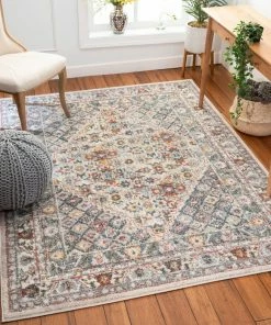 Well Woven Global Mirza Vintage Bohemian Beige Rug