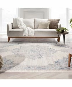 Well Woven Global Branna Vintage Persian Blue Rug