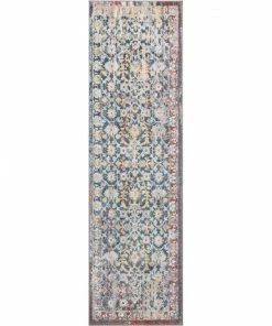 Well Woven Lyric Vintage Bohemian Blue Rug Global