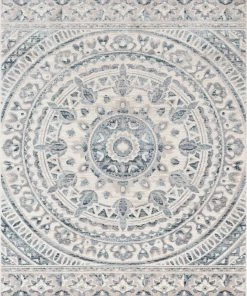 Well Woven Alish Vintage Bohemian Mandala Blue Rug