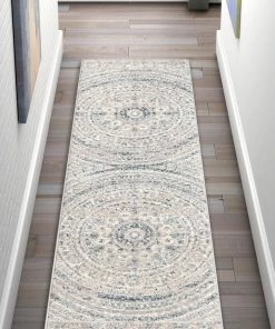 Well Woven Alish Vintage Bohemian Mandala Blue Rug