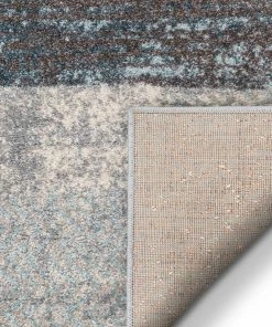 Well Woven Laken Geometric Distressed Grey Rug