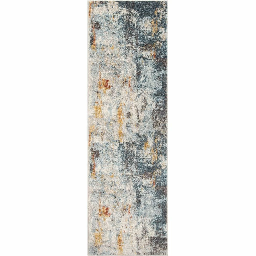 Well Woven Nadine Abstract Vintage Distressed Blue Rug Global 10 Well Woven Nadine Abstract Vintage Distressed Blue Rug Global