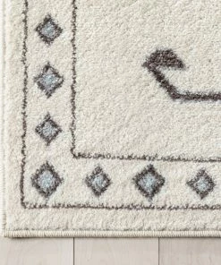 Well Woven Azra Tribal Medallion Ivory Rug