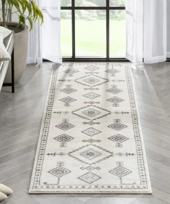 Well Woven Azra Tribal Medallion Ivory Rug
