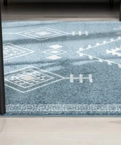 Well Woven Azra Tribal Medallion Dark Blue Rug