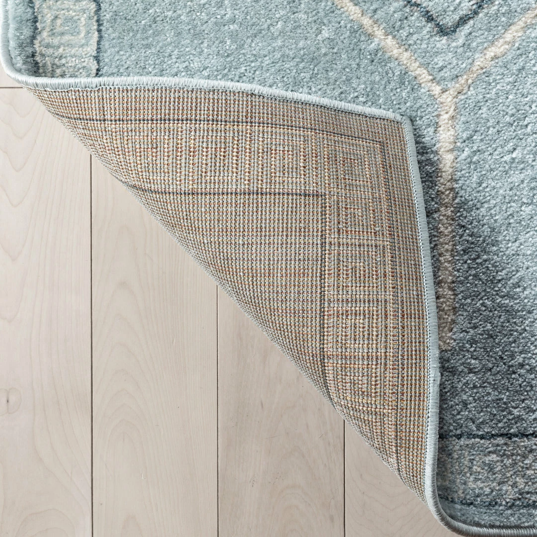 Well Woven Azra Tribal Medallion Light Blue Rug 12 Well Woven Azra Tribal Medallion Light Blue Rug