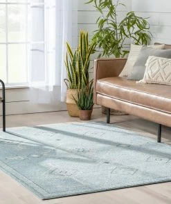 Well Woven Azra Tribal Medallion Light Blue Rug 27 Well Woven Azra Tribal Medallion Light Blue Rug