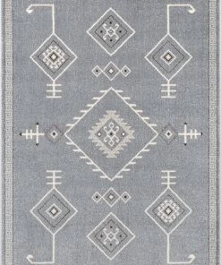 Well Woven Azra Tribal Medallion Grey Rug Global
