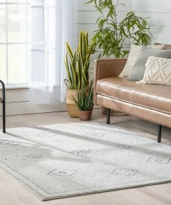 Well Woven Azra Tribal Medallion Beige Rug