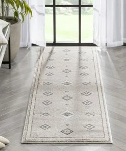 Well Woven Azra Tribal Medallion Beige Rug