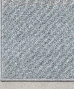 Well Woven Wilma Modern Geometric Squares Yellow Grey Rug