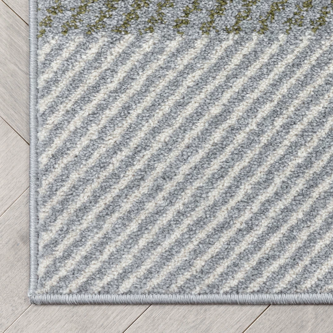 Well Woven Wilma Modern Geometric Squares Green Grey Rug 4 Well Woven Wilma Modern Geometric Squares Green Grey Rug
