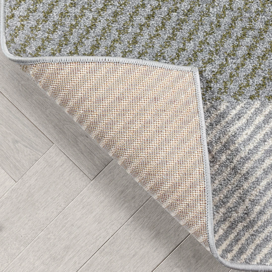 Well Woven Wilma Modern Geometric Squares Green Grey Rug 7 Well Woven Wilma Modern Geometric Squares Green Grey Rug