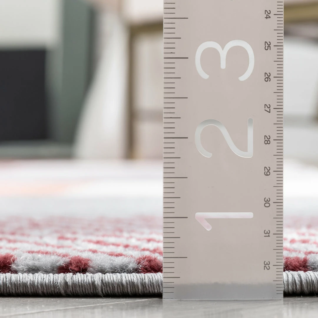 Well Woven Wilma Modern Geometric Blush Grey Rug 9 Well Woven Wilma Modern Geometric Blush Grey Rug