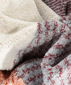 Well Woven Wilma Modern Geometric Squares Blush Grey Rug