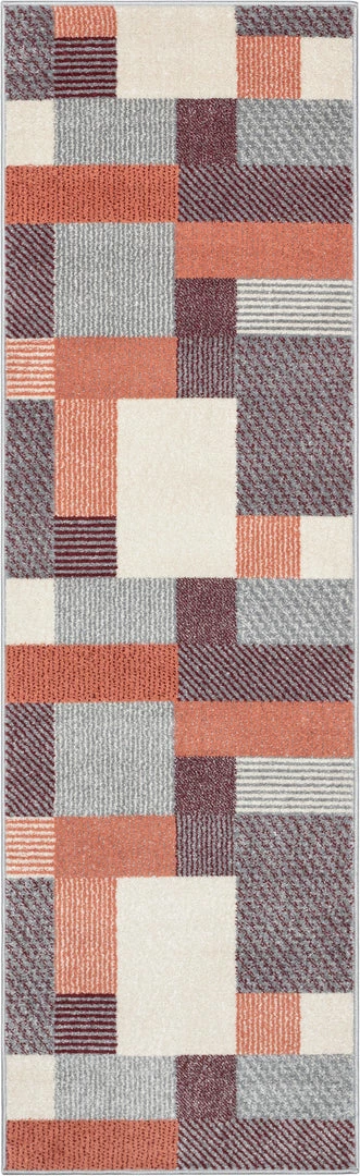 Well Woven Wilma Modern Geometric Blush Grey Rug 5 Well Woven Wilma Modern Geometric Blush Grey Rug