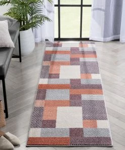 Well Woven Wilma Modern Geometric Blush Grey Rug 23 Well Woven Wilma Modern Geometric Blush Grey Rug