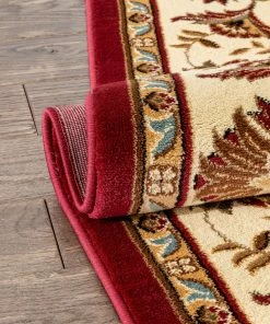 Well Woven Oriental & Persian Abbasi Red Traditional Rug