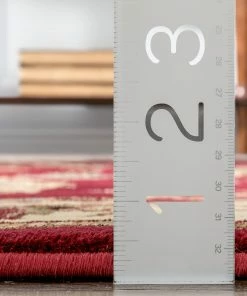 Well Woven Oriental & Persian Abbasi Red Traditional Rug