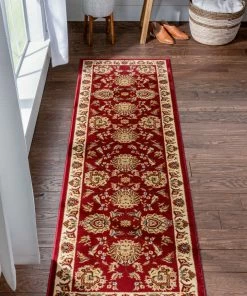 Well Woven Oriental & Persian Abbasi Red Traditional Rug