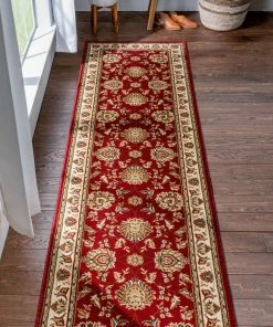 Well Woven Oriental & Persian Abbasi Red Traditional Rug