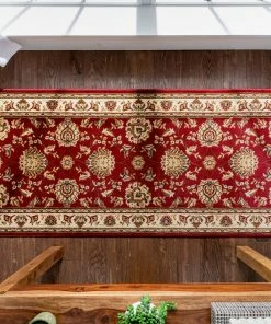 Well Woven Oriental & Persian Abbasi Red Traditional Rug