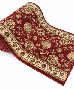 Well Woven Abbasi Custom Size Runner Traditional Red Choose Your Width X Choose Your Length Hallway Runner Rug