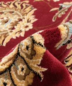 Well Woven Oriental & Persian Abbasi Red Traditional Rug