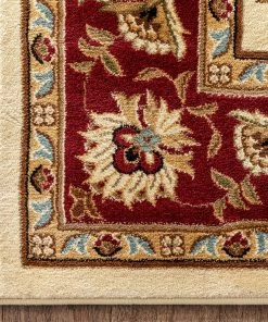 Well Woven Abbasi Ivory Traditional Rug Oriental & Persian