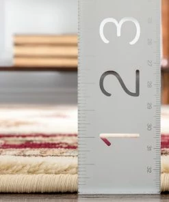 Well Woven Abbasi Ivory Traditional Rug Oriental & Persian