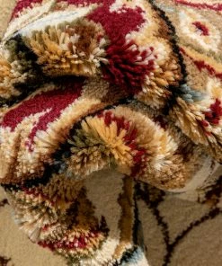 Well Woven Abbasi Ivory Traditional Rug Oriental & Persian