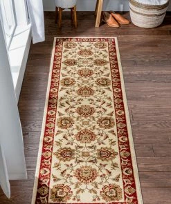 Well Woven Abbasi Ivory Traditional Rug Oriental & Persian