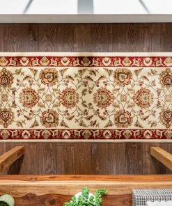 Well Woven Abbasi Ivory Traditional Rug Oriental & Persian