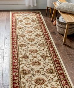 Well Woven Abbasi Ivory Traditional Rug Oriental & Persian