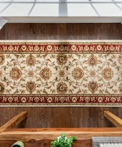 Well Woven Abbasi Ivory Traditional Rug Oriental & Persian