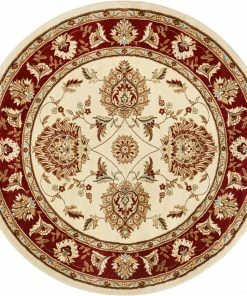 Well Woven Abbasi Ivory Traditional Rug Oriental & Persian