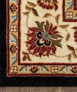 Well Woven Abbasi Black Traditional Rug Oriental & Persian 21 Well Woven Abbasi Black Traditional Rug Oriental & Persian