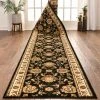 Well Woven Abbasi Custom Size Runner Traditional Black Choose Your Width X Choose Your Length Hallway Runner Rug
