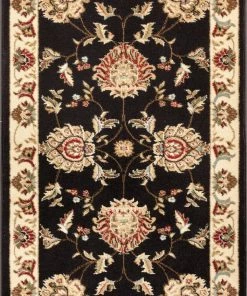 Well Woven Abbasi Black Traditional Rug Oriental & Persian 25 Well Woven Abbasi Black Traditional Rug Oriental & Persian