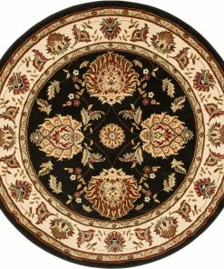 Well Woven Abbasi Black Traditional Rug Oriental & Persian 27 Well Woven Abbasi Black Traditional Rug Oriental & Persian