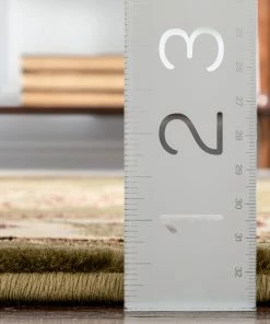 Well Woven Abbasi Green Traditional Rug