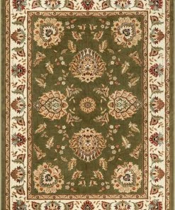 Well Woven Abbasi Green Traditional Rug