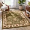 Well Woven Abbasi Green Traditional Rug